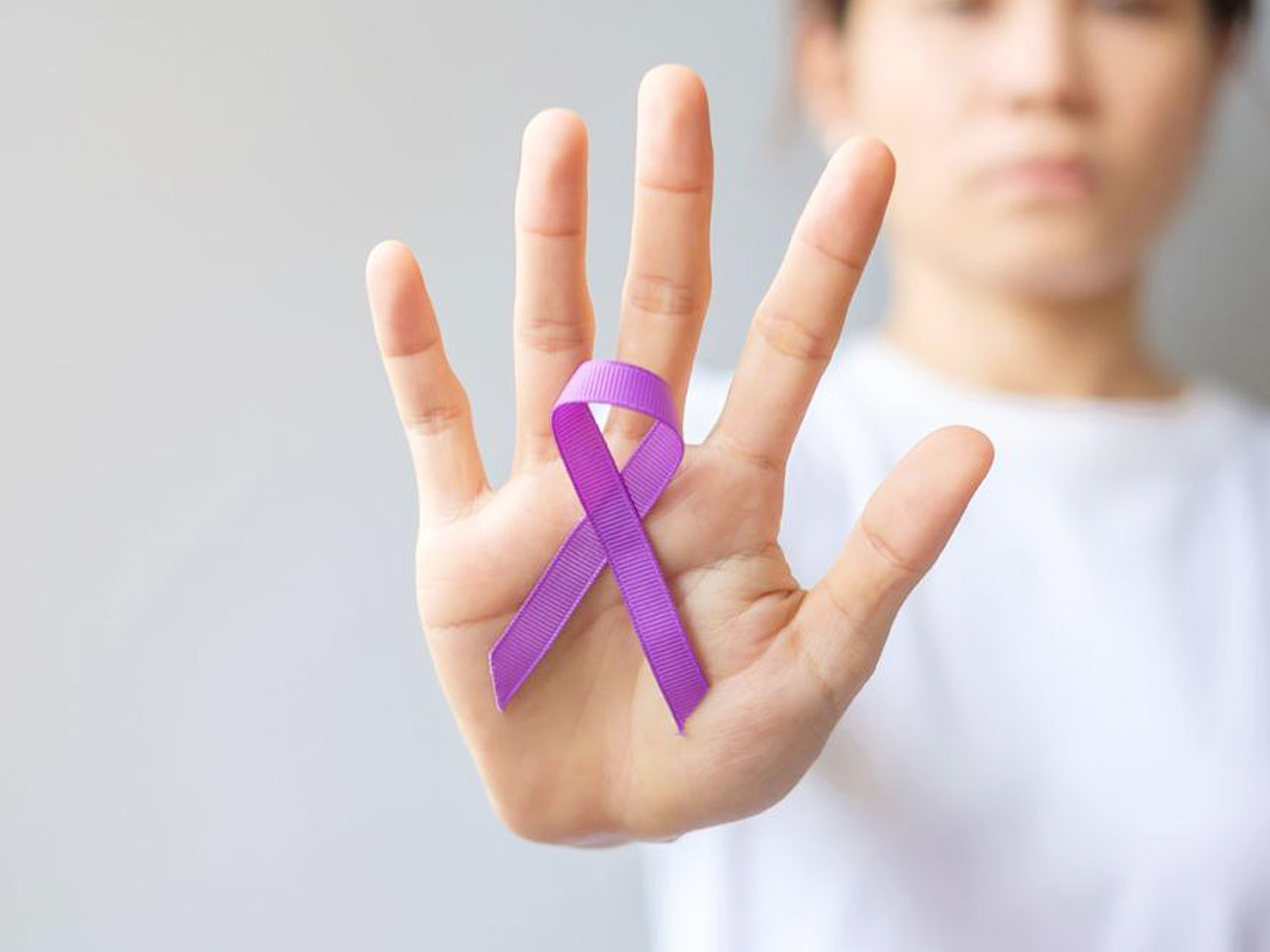 purple ribbon to support brain donation for research