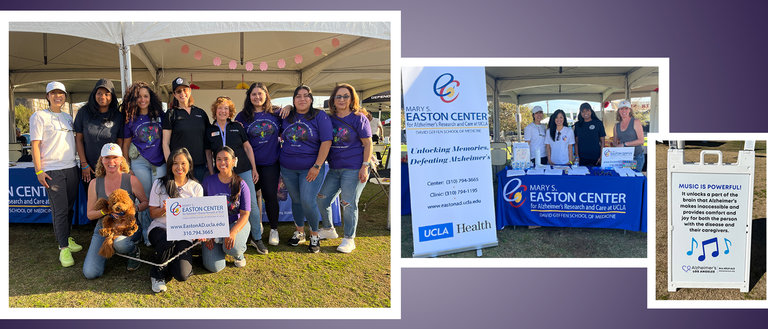 UCLA Health and the Easton Center members at the Alzheimer's Los Angeles' 3rd Annual Music Festival