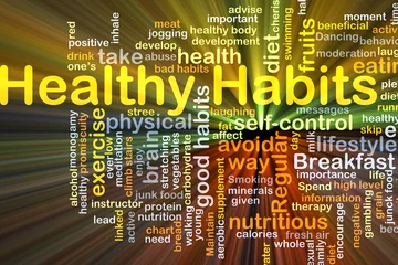Healthy Habits word image